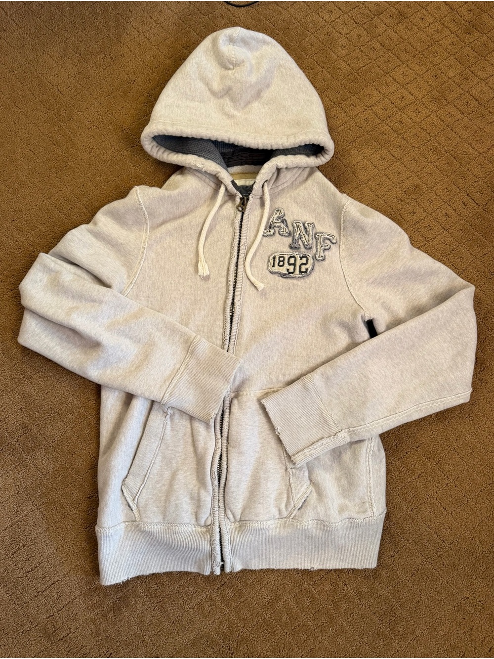 Abercrombie and Fitch Men’s Hooded Full Zip Sweatshirt Size M